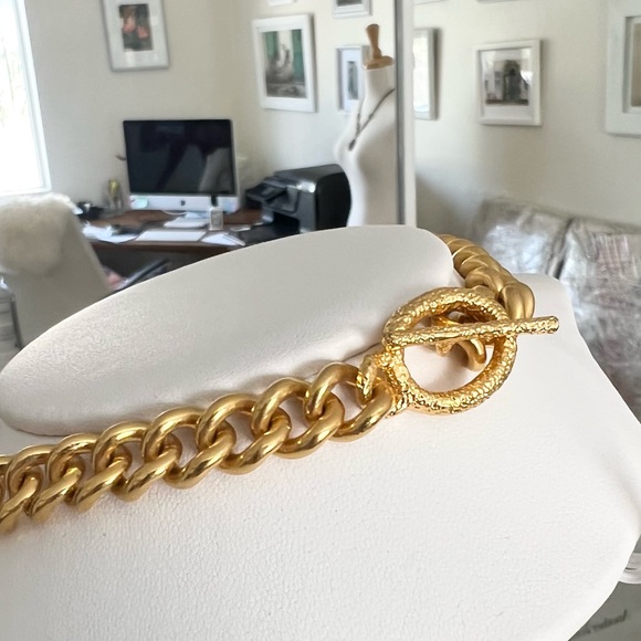 Alexis Bittar Gold Chain Link Choker - Picture 3 of 4